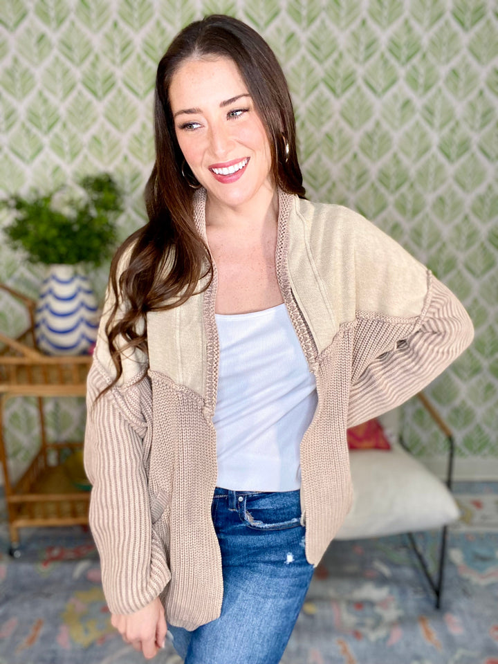 The Washed Stone Cardigan