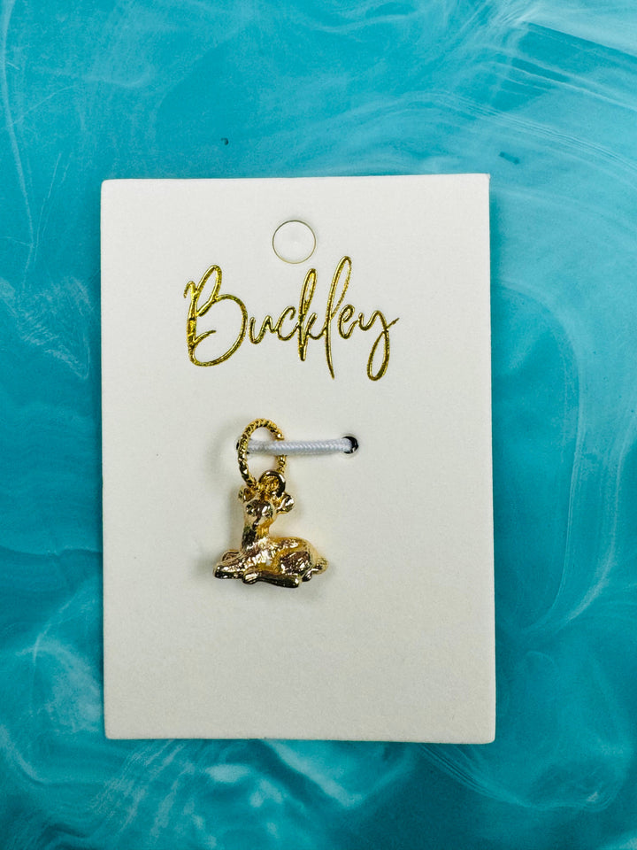 The Buckley Golden Deer Charm