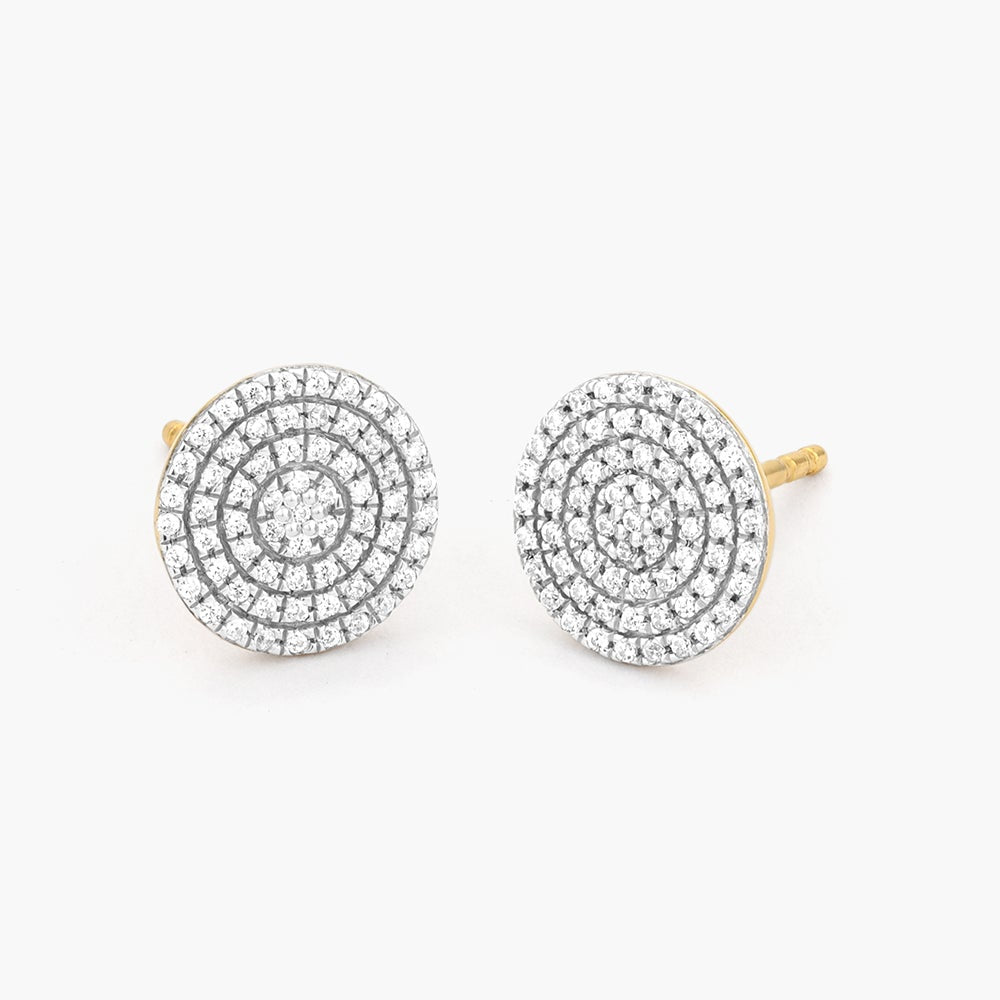 ES Right Round Stud Earrings