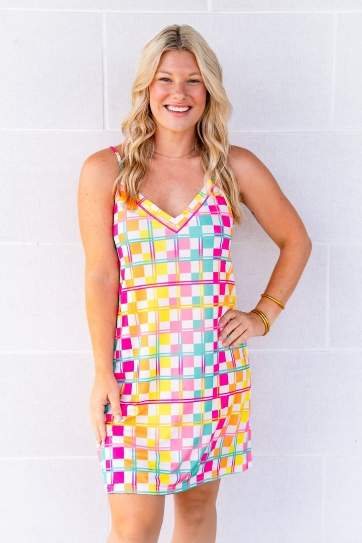 The Buckley Jameson Gown in Retro Check