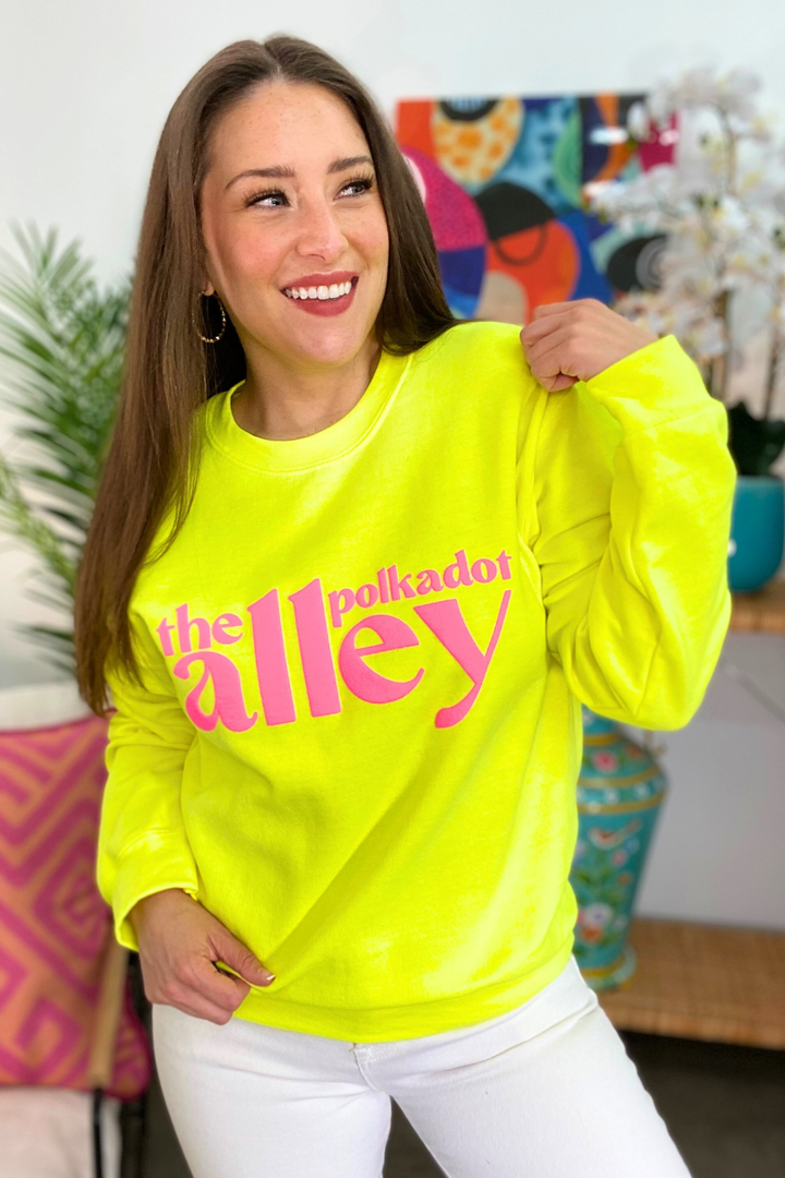 The PDA Lime Pullover