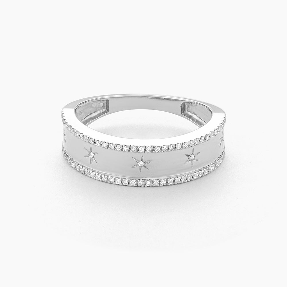 ES Starry Eyed Stackable Ring