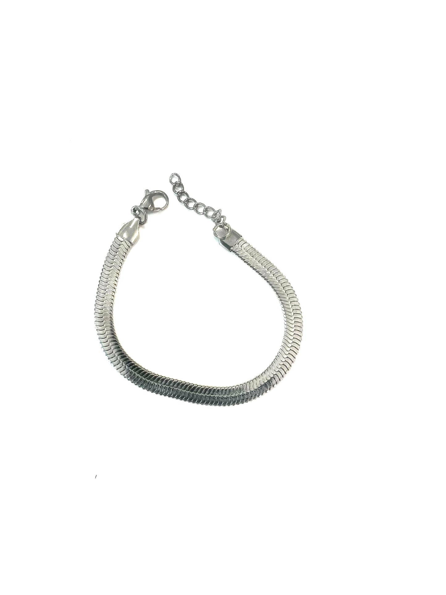 Magic Silver Herringbone Bracelet
