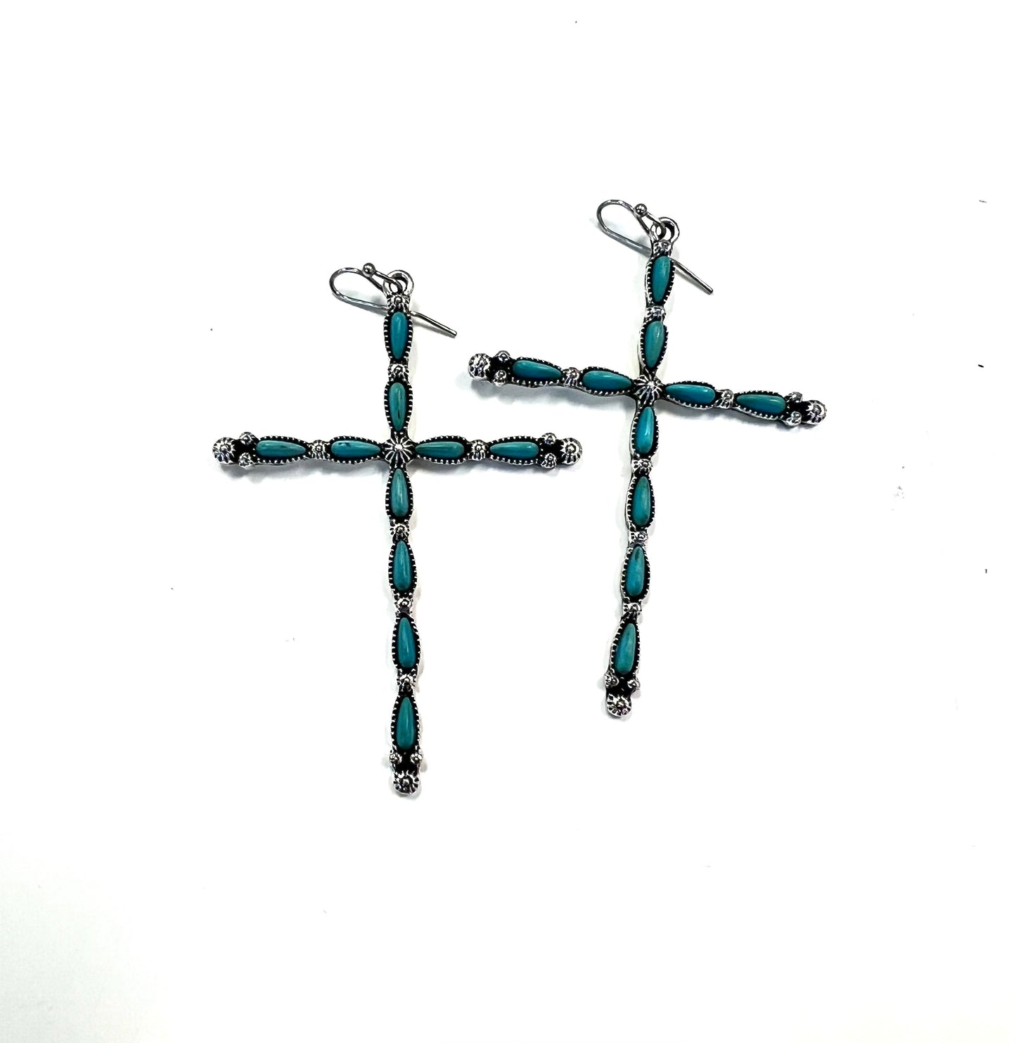 The Bigger Thin Cross Earrings