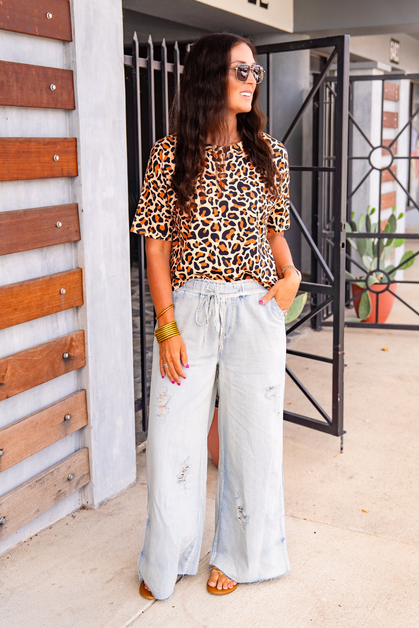 The Buckley Ash Lite Tee in Leo