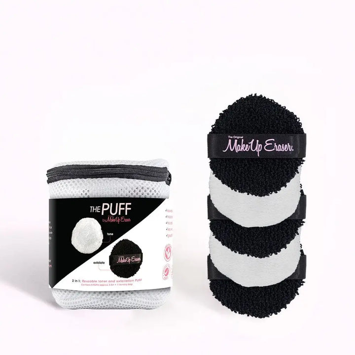 The Puff 5-Pack-Tone/Exfoliate Makeup Eraser Set