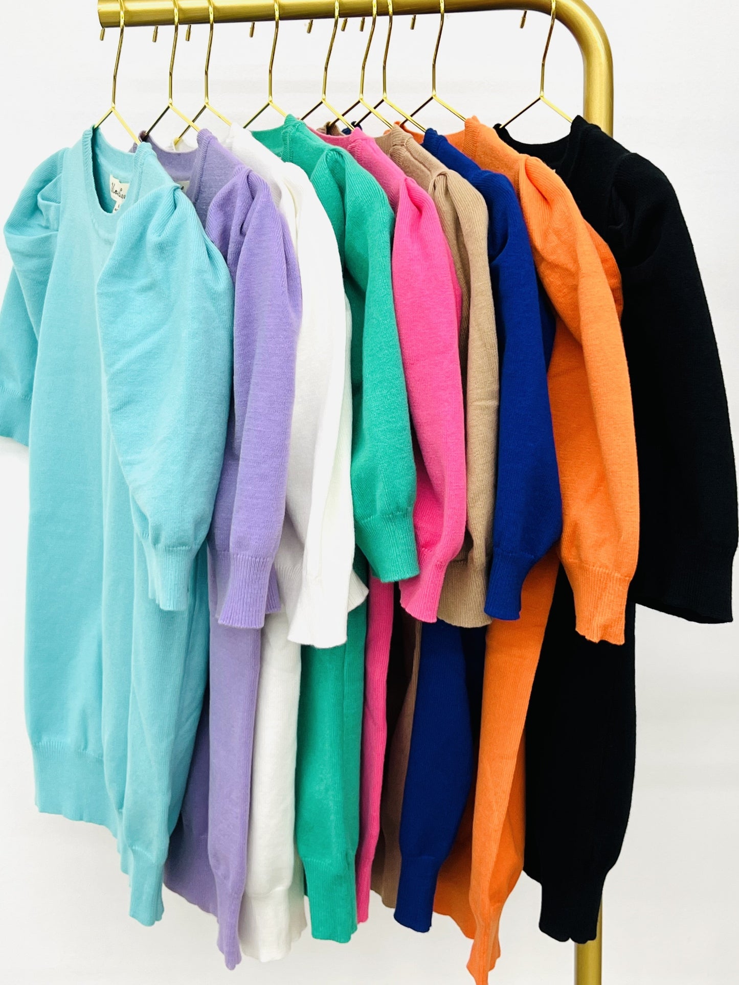 The Puff Sleeve Sweater-Lots of Colors