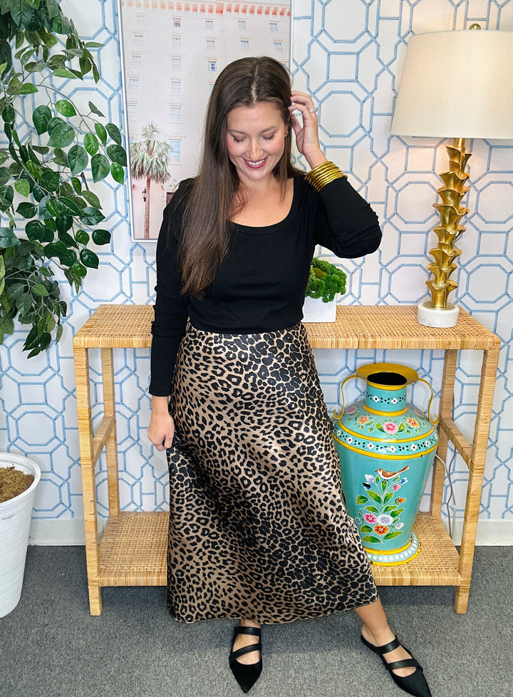 The Satin Lush Skirt