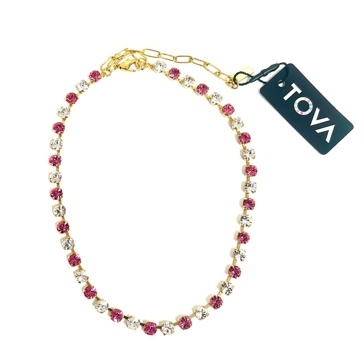 TOVA X PDA Sarina Necklace in Pink