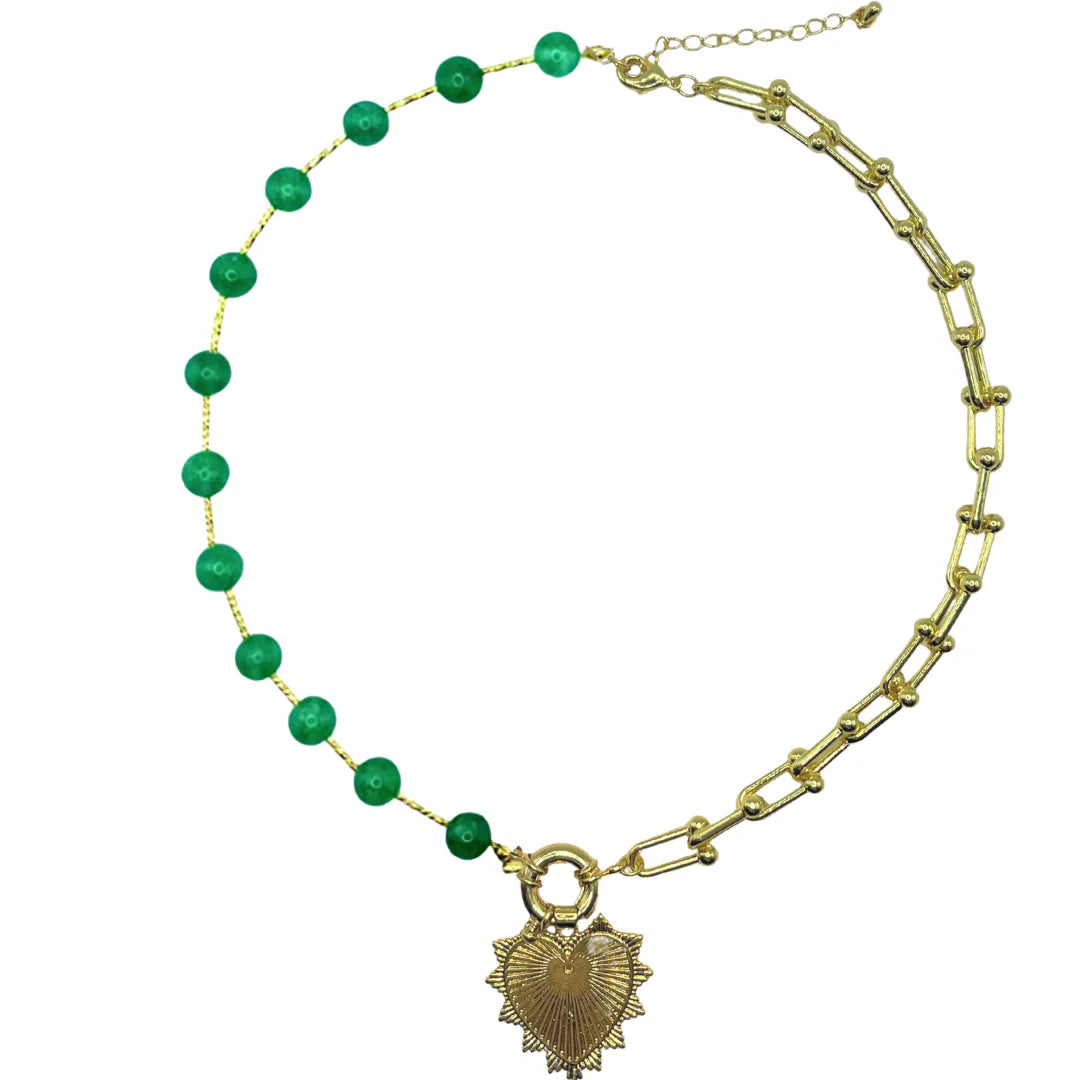 The Intricate Heart Charm Necklace