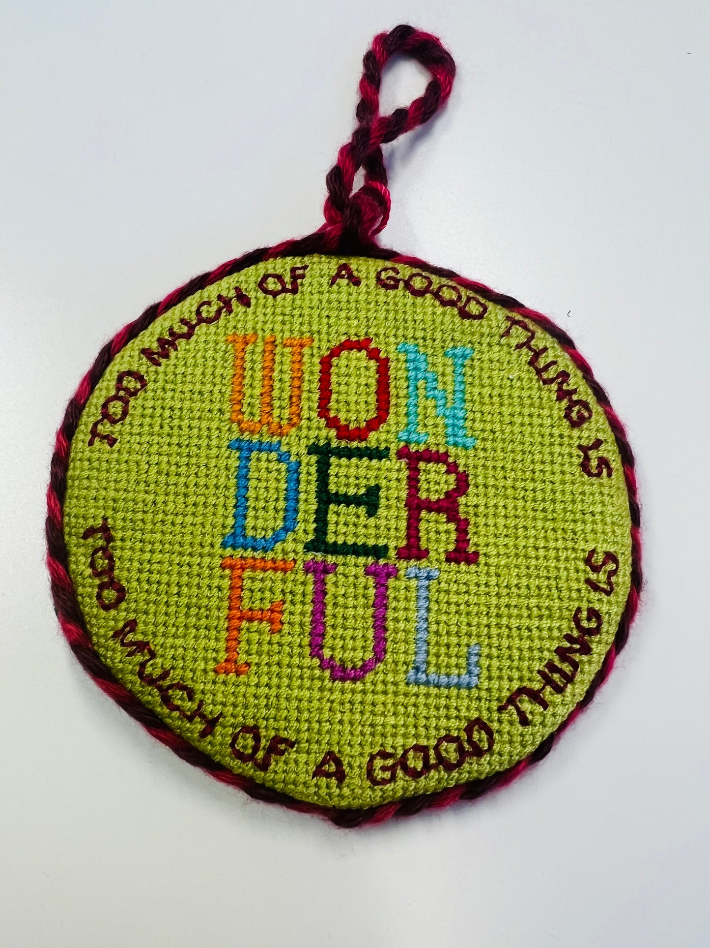 The Needlepoint Ornaments