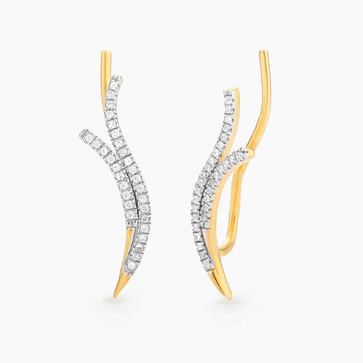 ES Deep Rooted Love Ear Climber Earrings