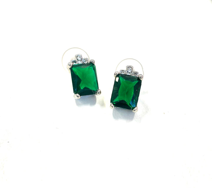 The Green Gem Studs