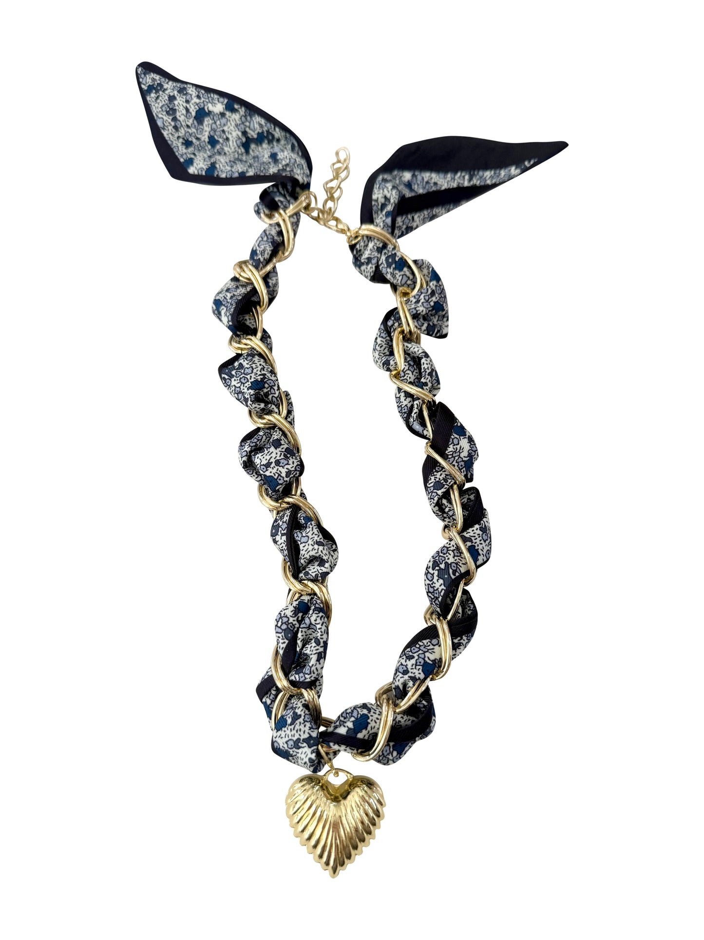 The Daily Chain Woven Scarf Necklace