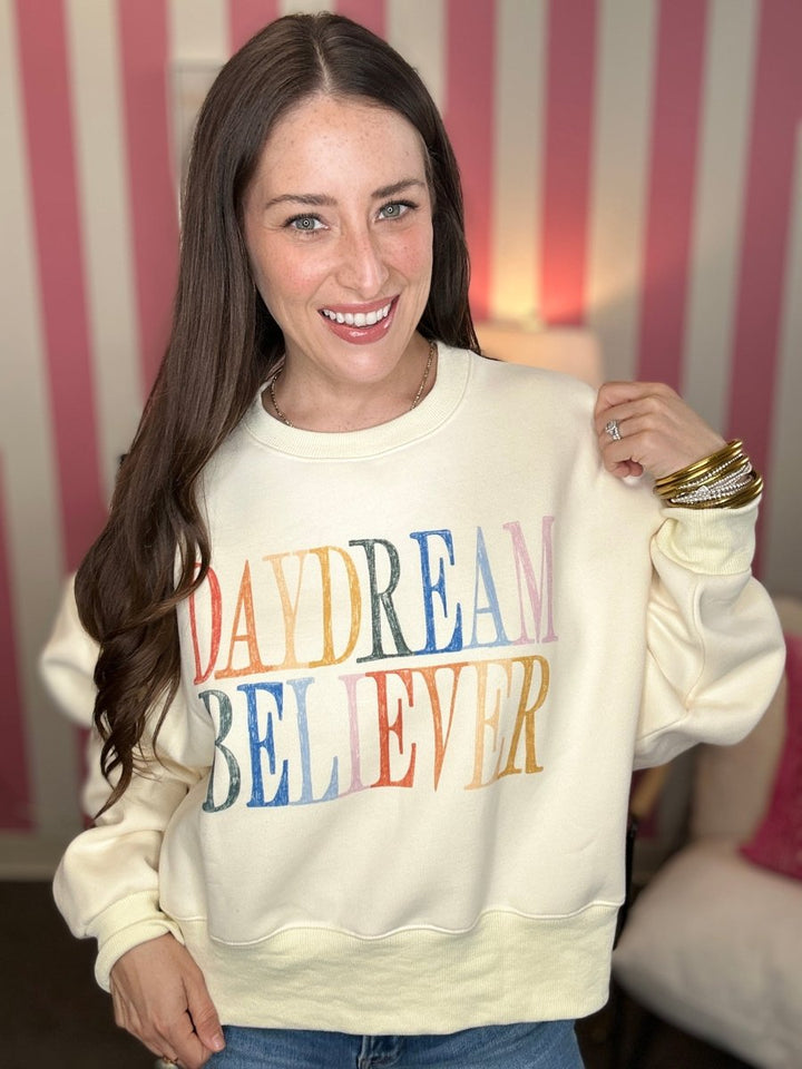 Daydream Believer Crop Sweatshirt
