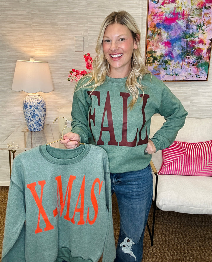 PF Doorbuster-Reversible Pullover-Holiday