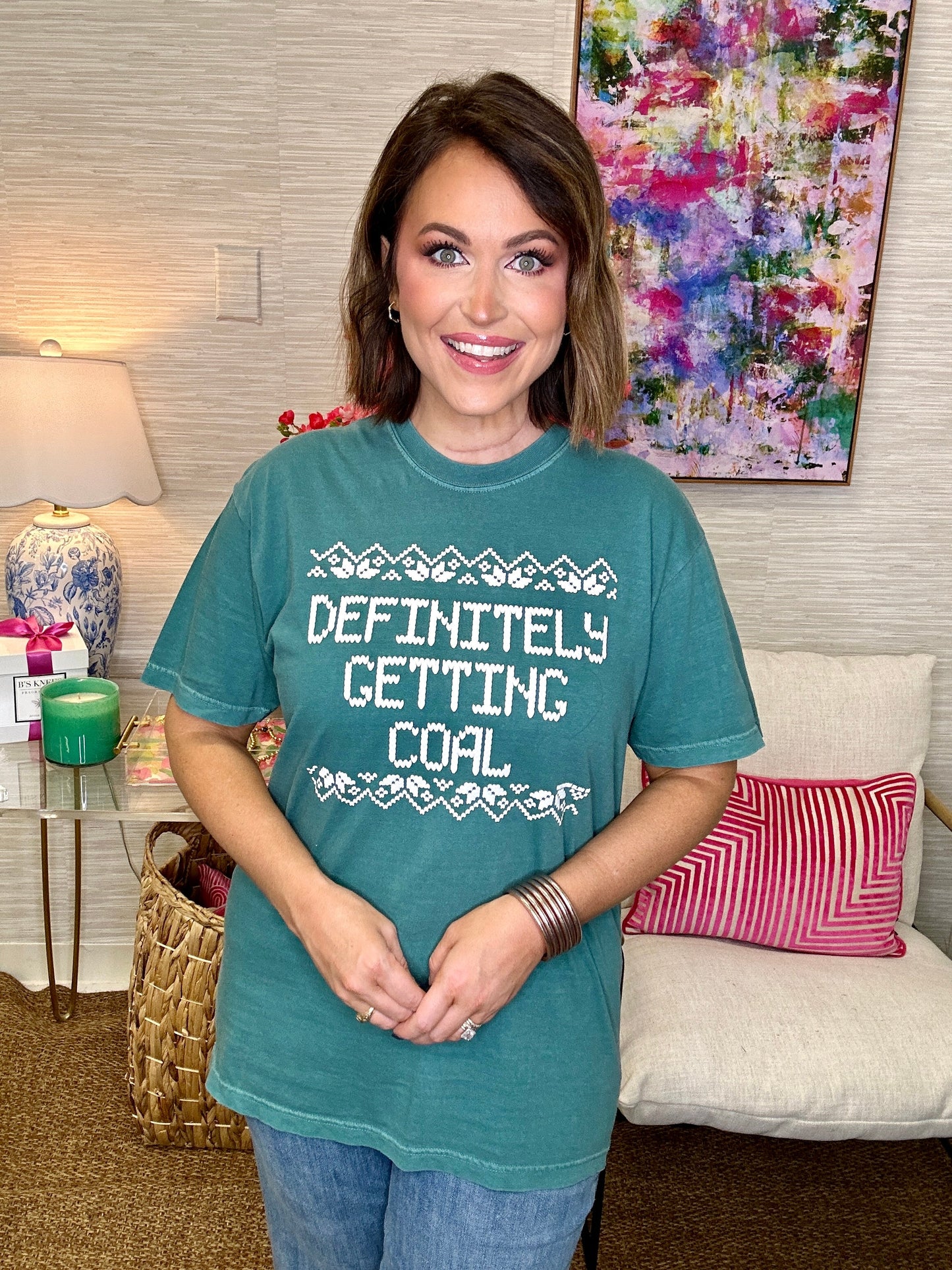 The Definitely Getting Coal Tee