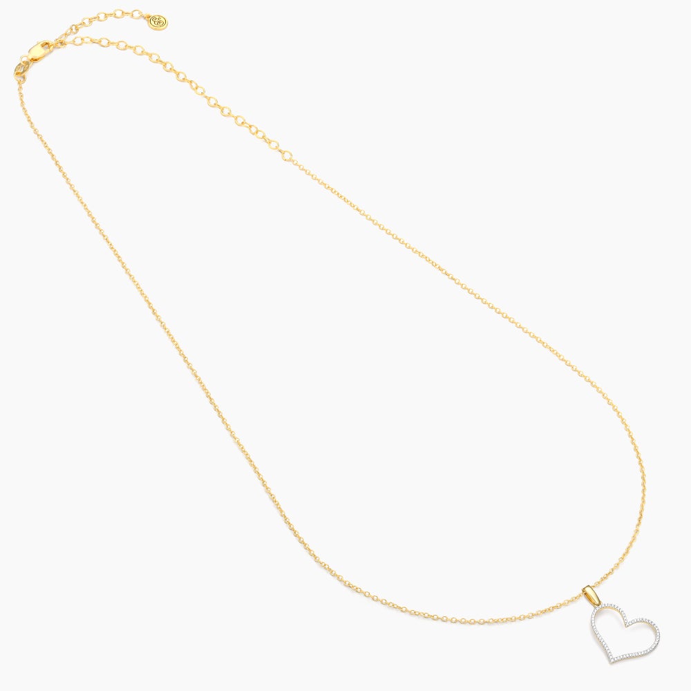 ES Genuine Heart Pendant Necklace