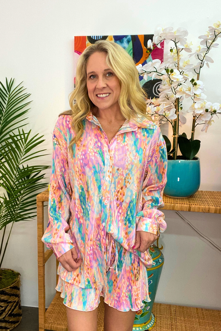 The Day Dreamer Pleated Set