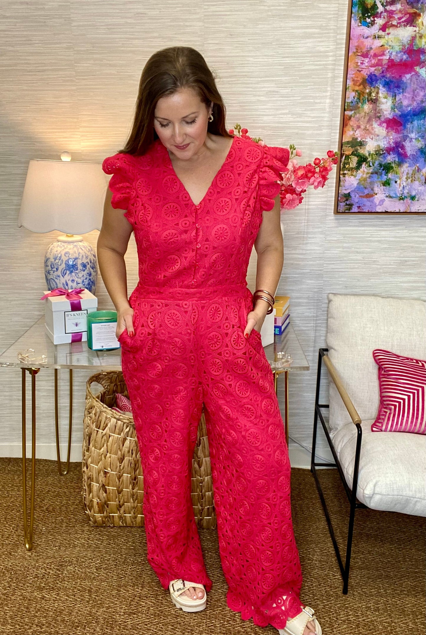The Crochet Jumpsuit-2 Colors