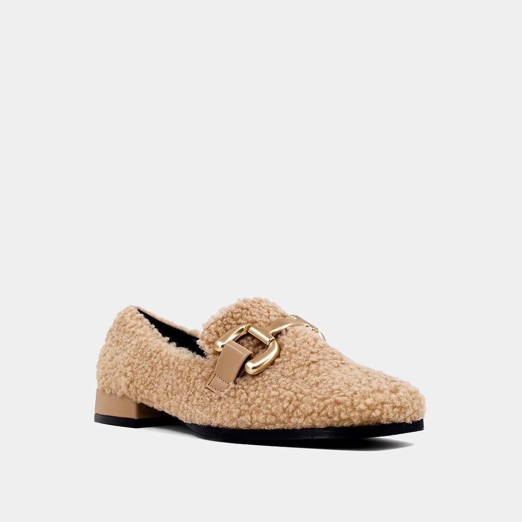 The Beige Therese Loafers