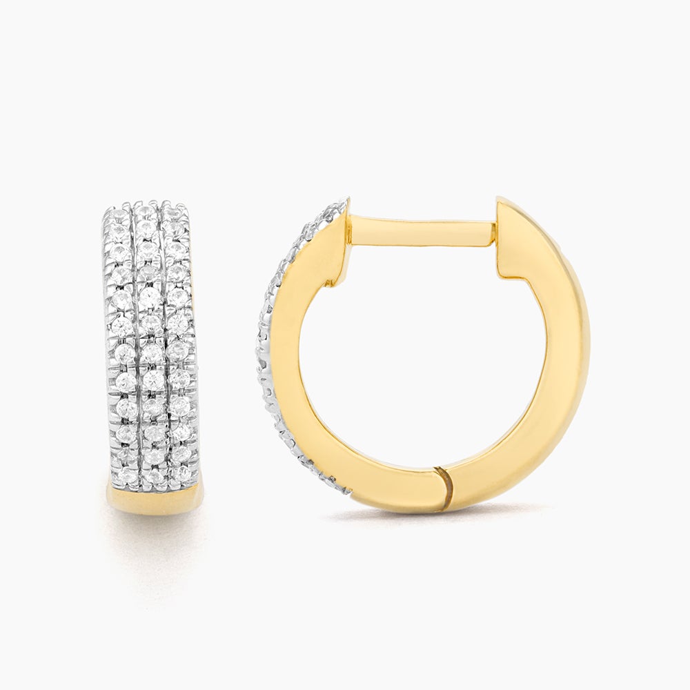 ES Three Ways To Shine Hoop Earrings