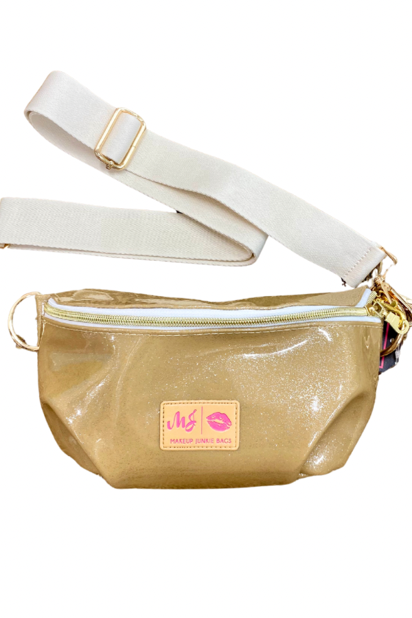 MJ Sidekick Bag-Glitter Champagne