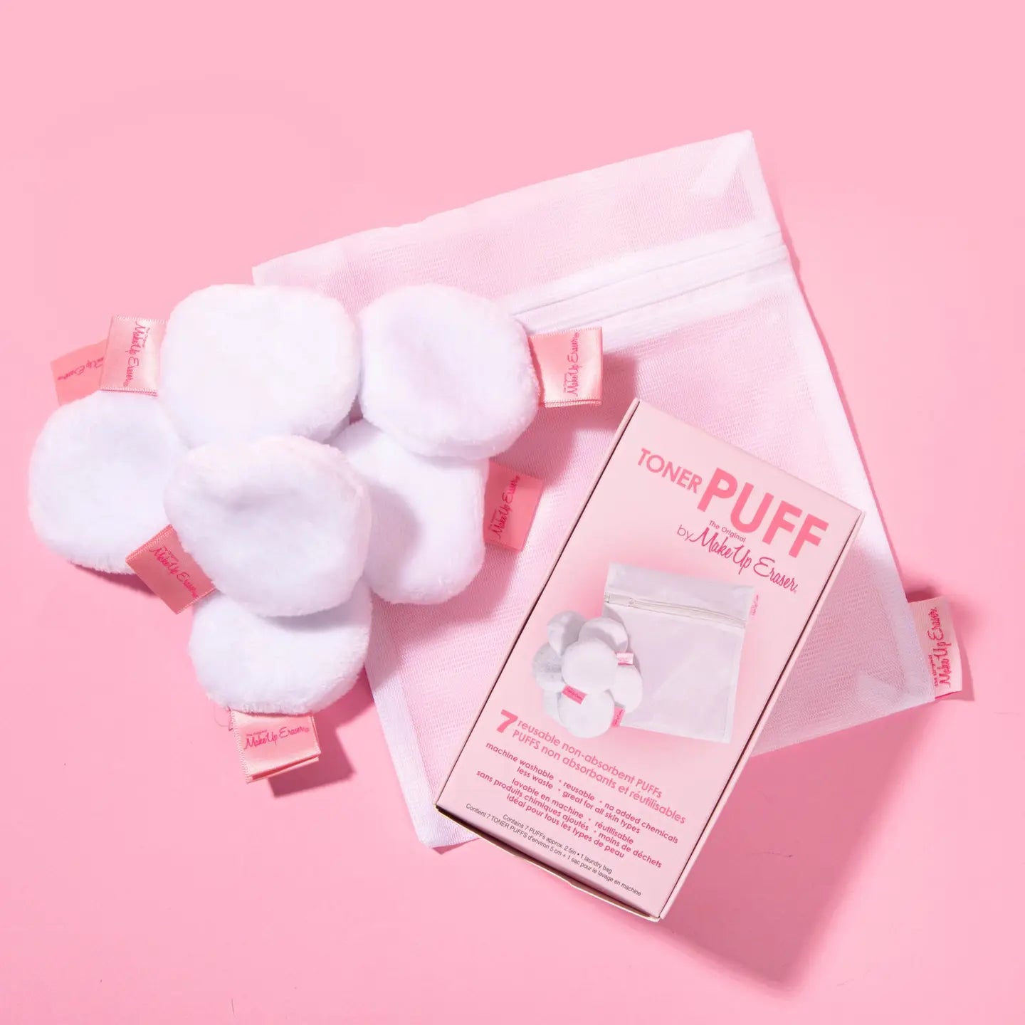 The Toner Puff 7-Day Makeup Eraser Set