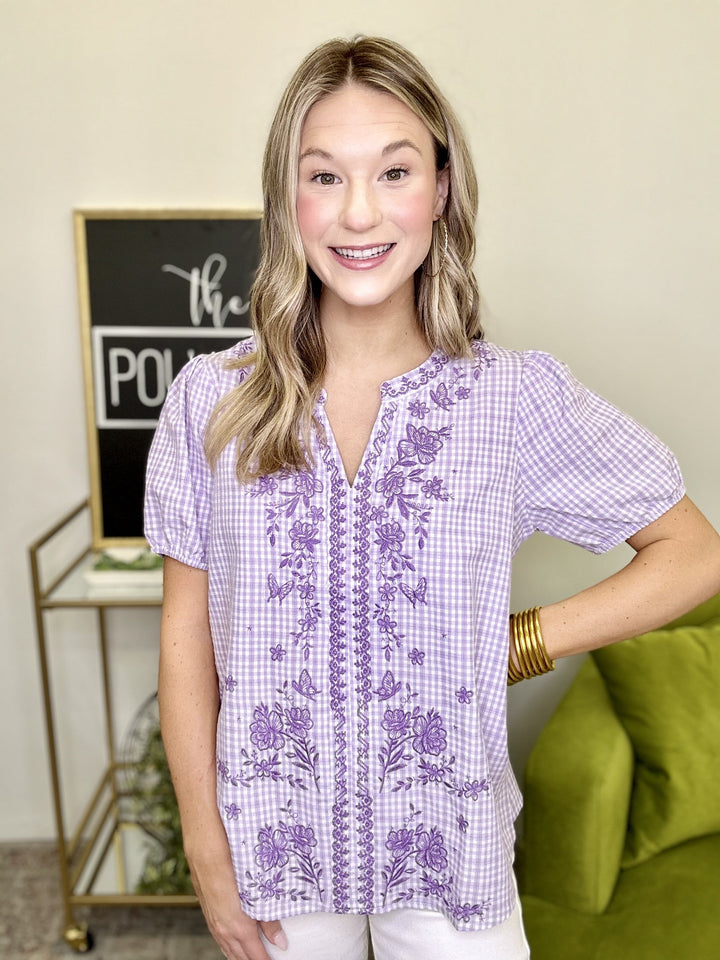 The Gingham Sweet Top