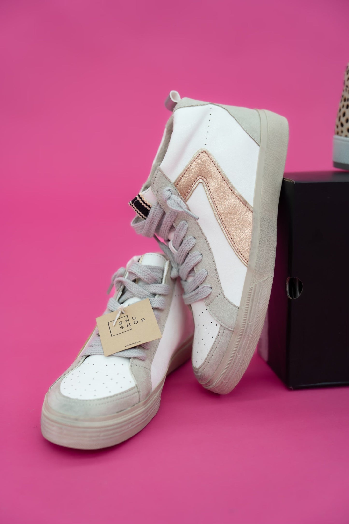 The Sandy Rose Gold Sneaks
