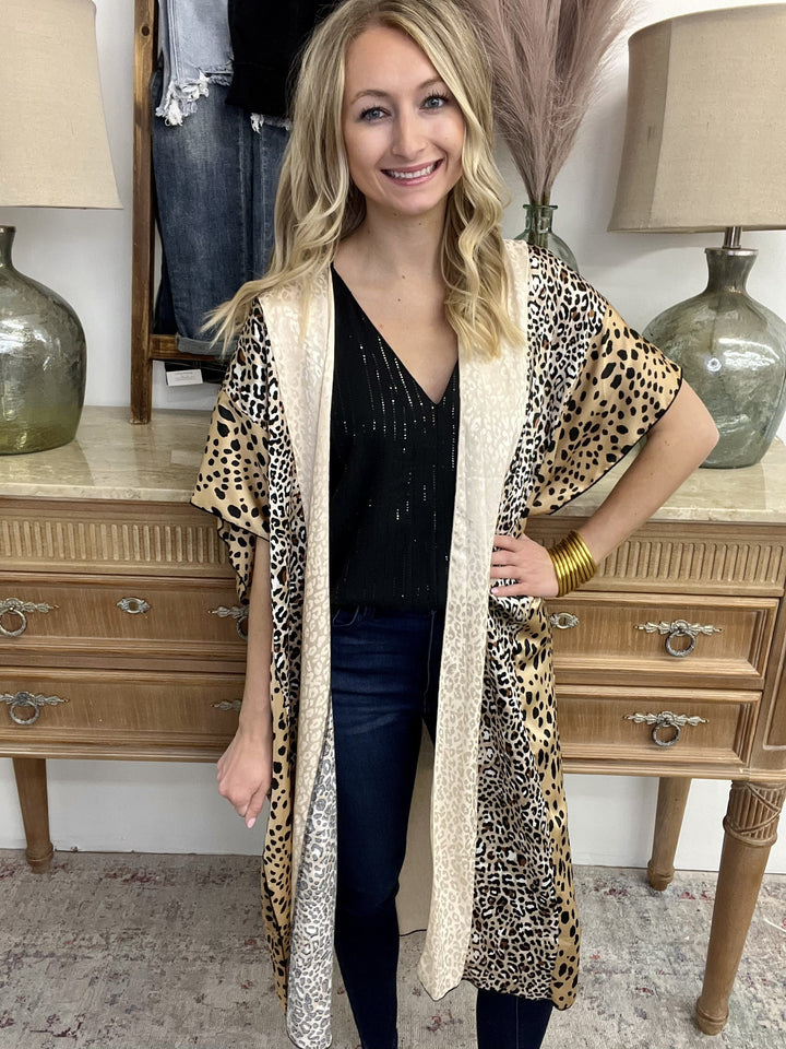 The Satin Safari Kimono - All Sizes