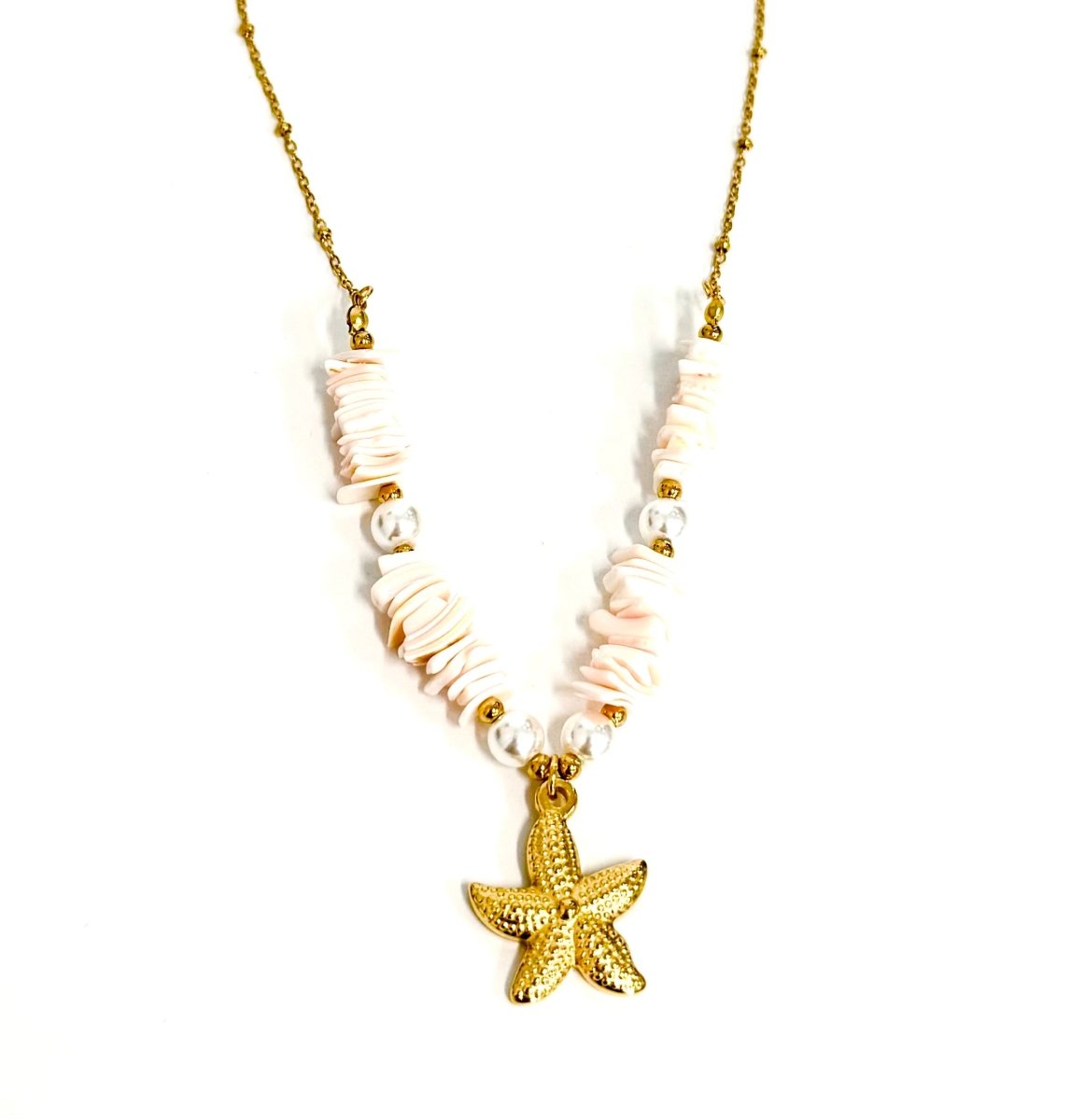 The Celine Shell Star Necklace