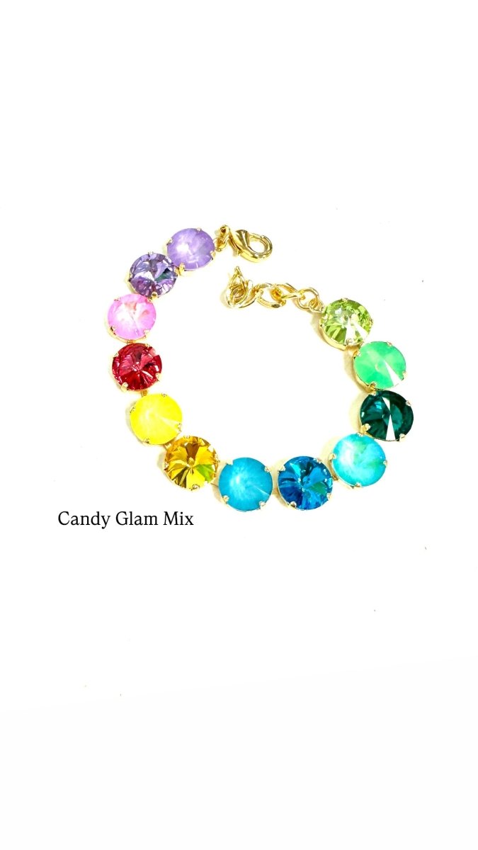 The Candy Crush Mixed Clasp Bracelet