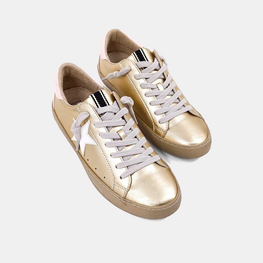 The Metallic Gold Paula Sneaks
