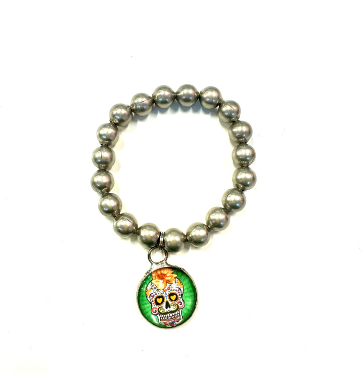 The Sugar Skull Bracelet- 2 Colors