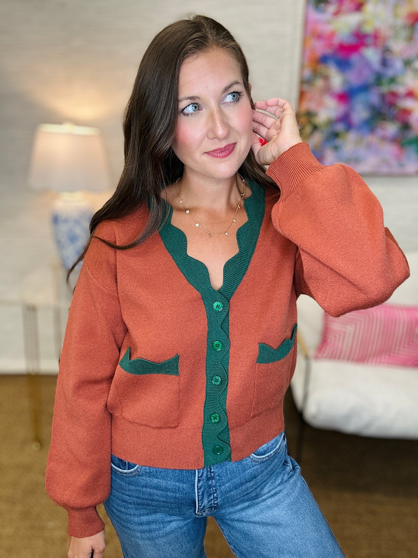 The Quade Sweater in Brown
