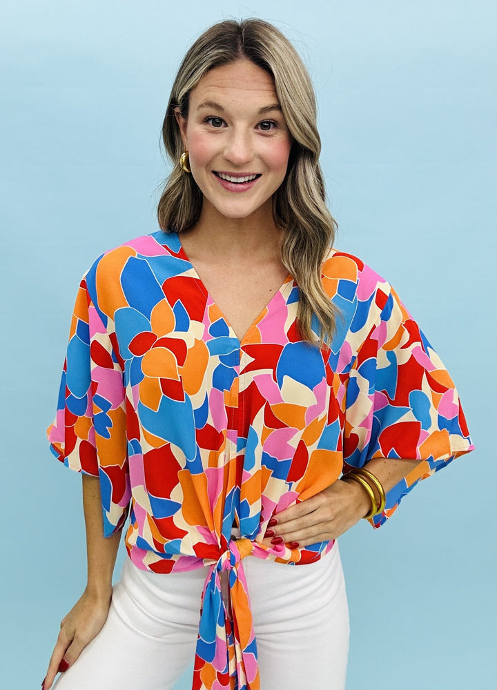 The Juicy Fruit Tie Top - AS