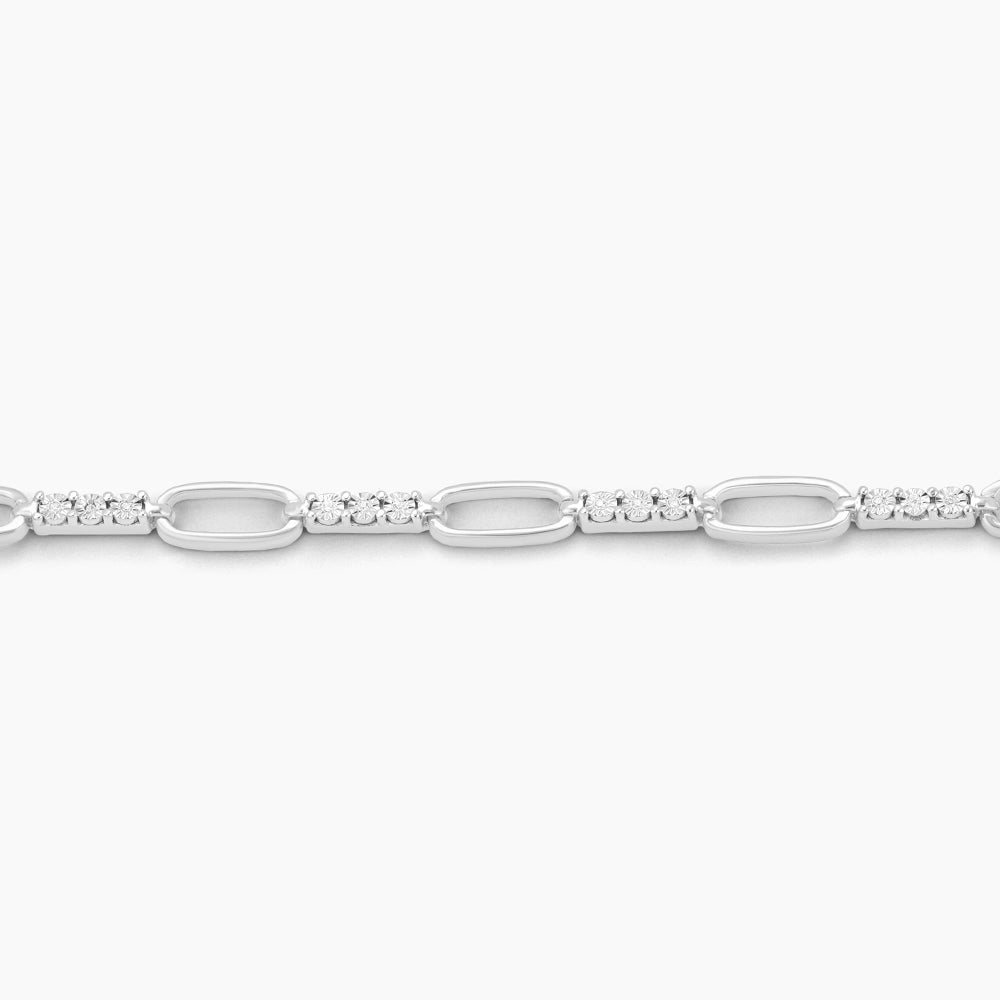 ES Interlinked Chain Bracelet