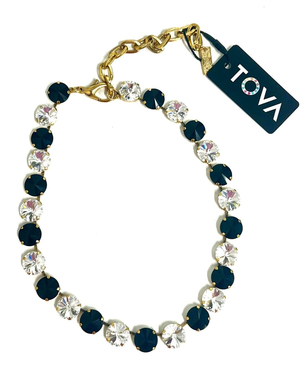 TOVA X PDA Sofia Necklace in Jet