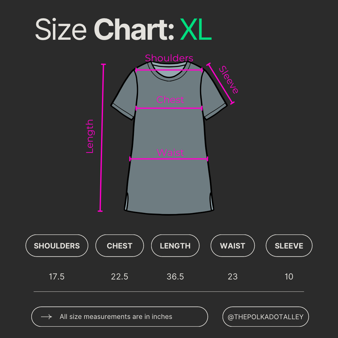 The Buckley T-Shirt Dress - 4 Colors/AS