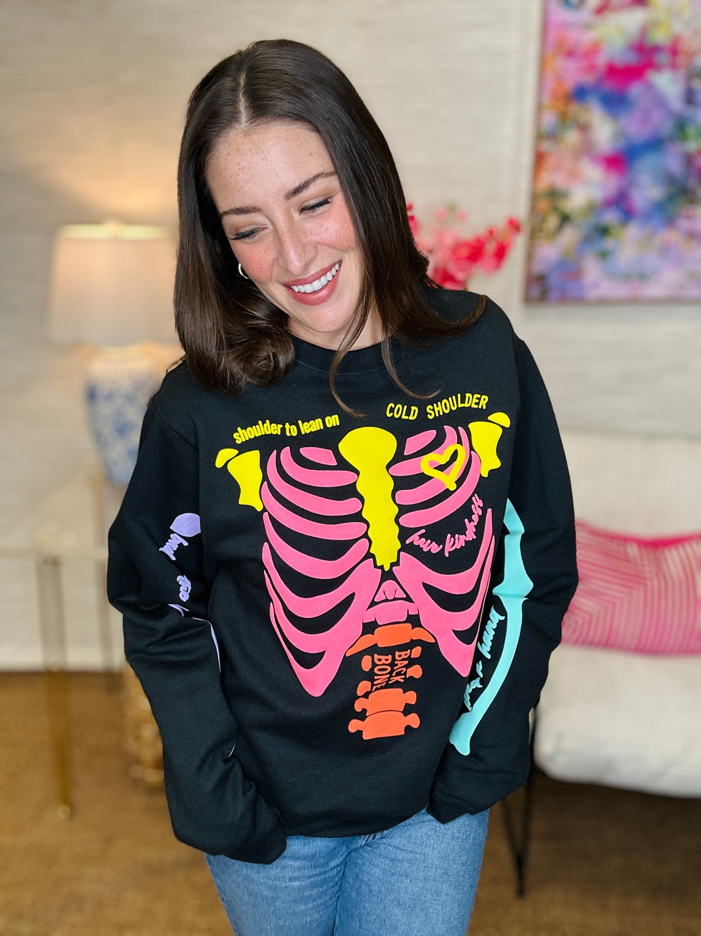 Neon Skelly Sweatshirt