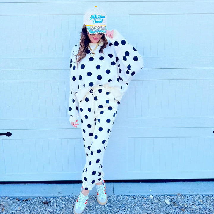 Polka Dot Sweatpants