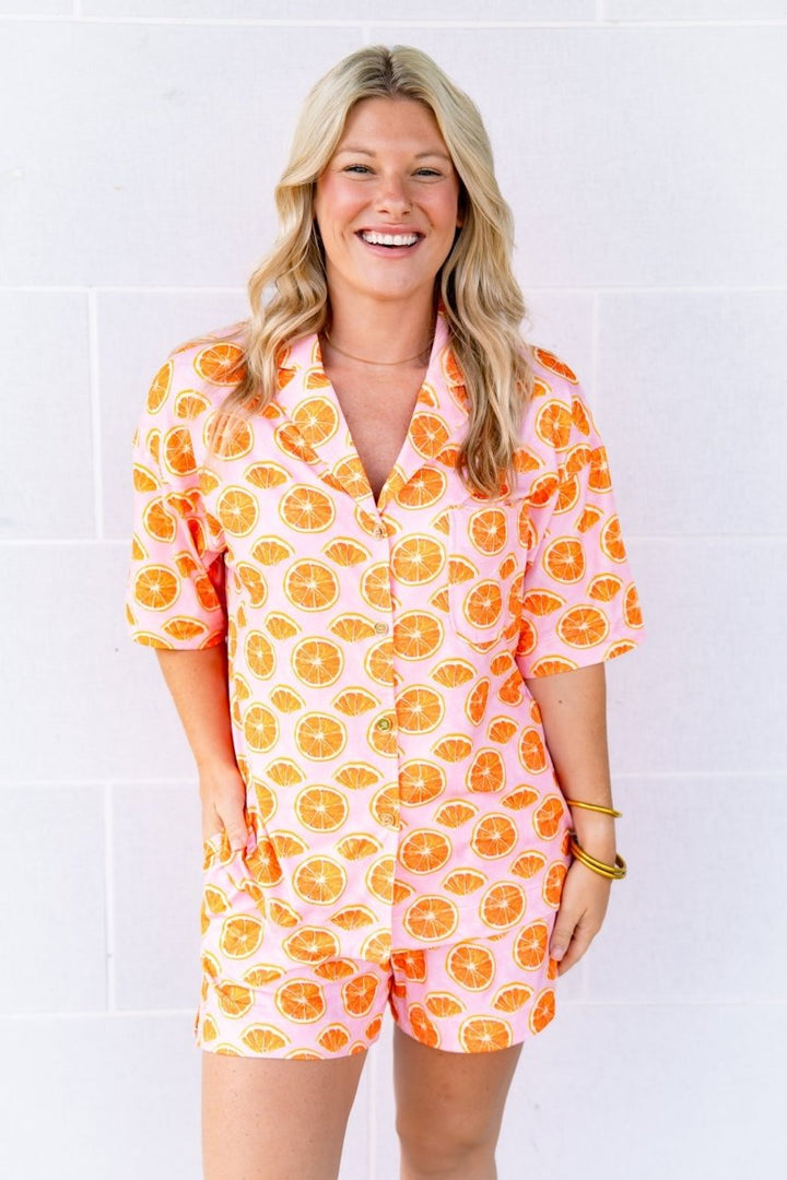 The Buckley Jennifer Set in Pink Citrus