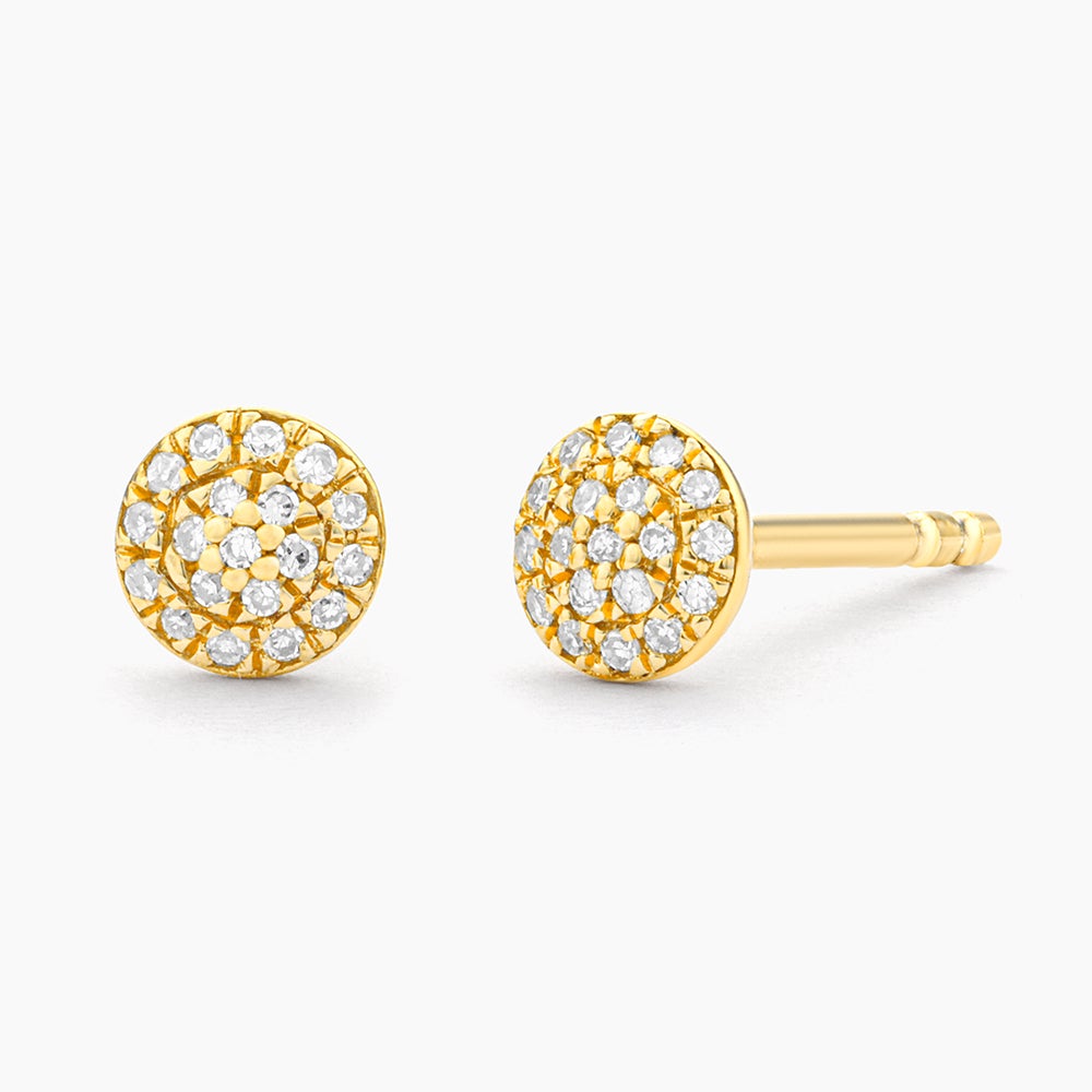 ES Round Stud Earrings