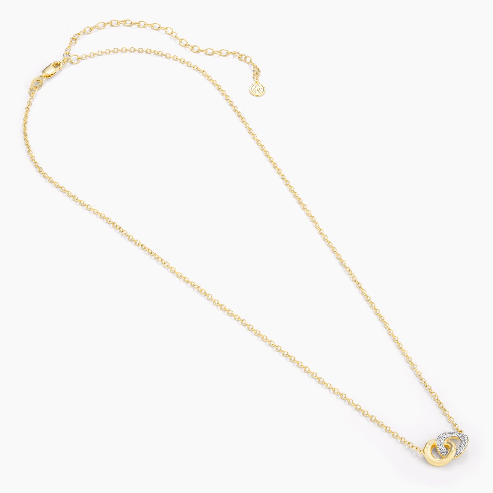 ES Entwined Discs Pendant Necklace
