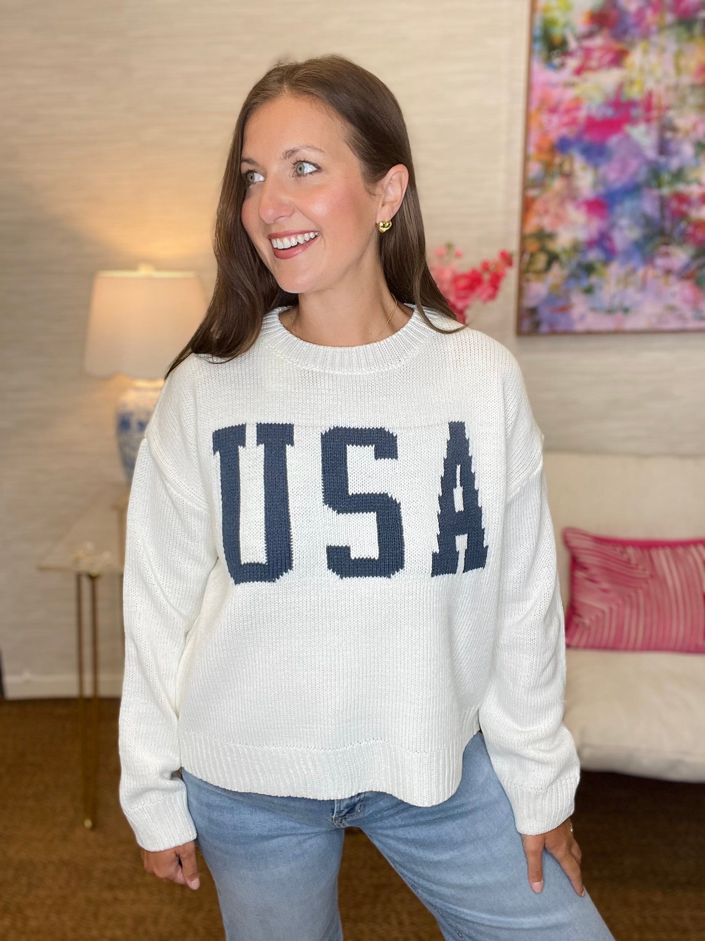 The USA Block Sweater