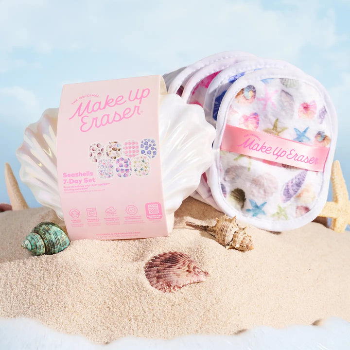 The Seashells 7-Day Makeup Eraser Gift Set