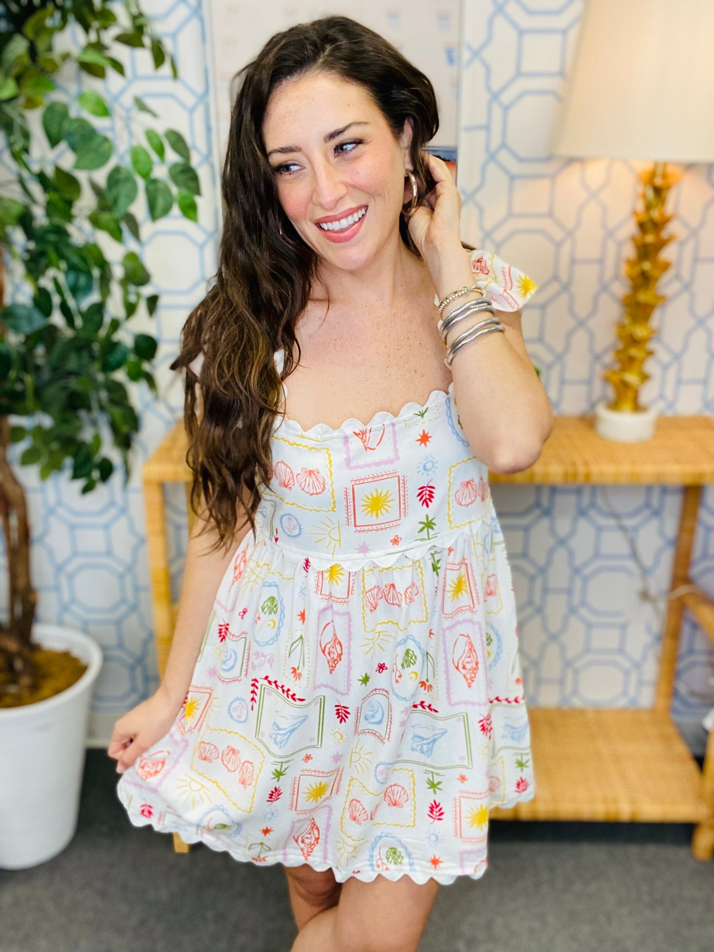 The Shell Stamp Dress