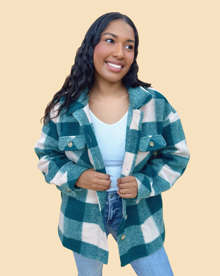 The Green Dream Plaid Jacket