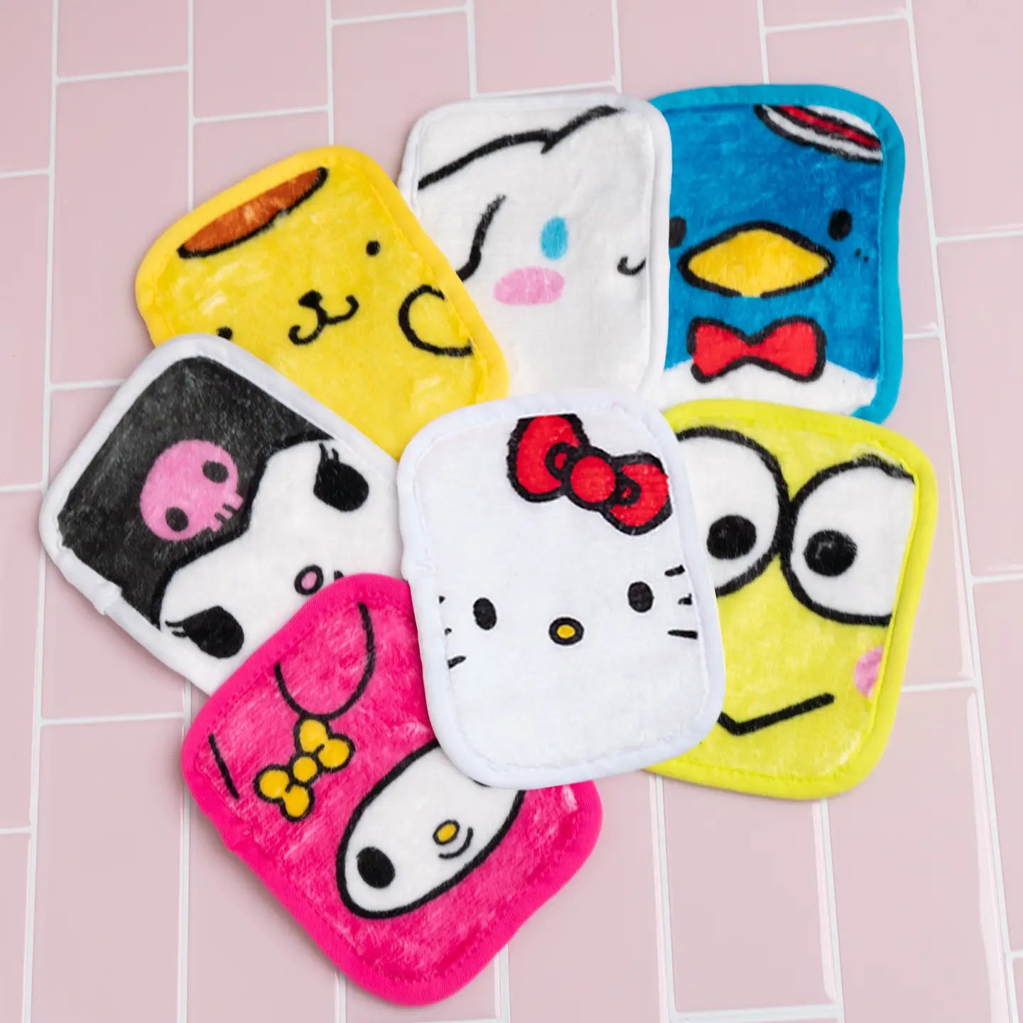 The Hello Kitty Friends 7-Day Makeup Eraser Set